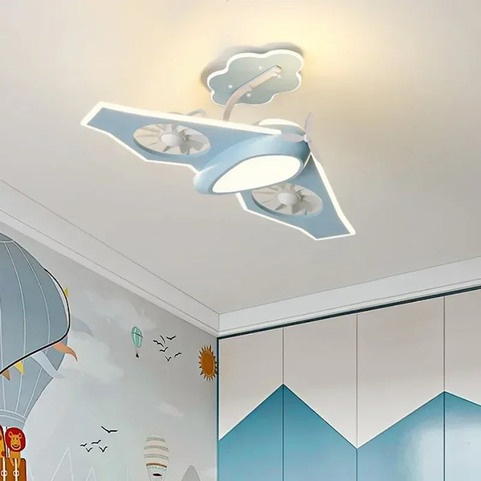 Wood kids ceiling fan