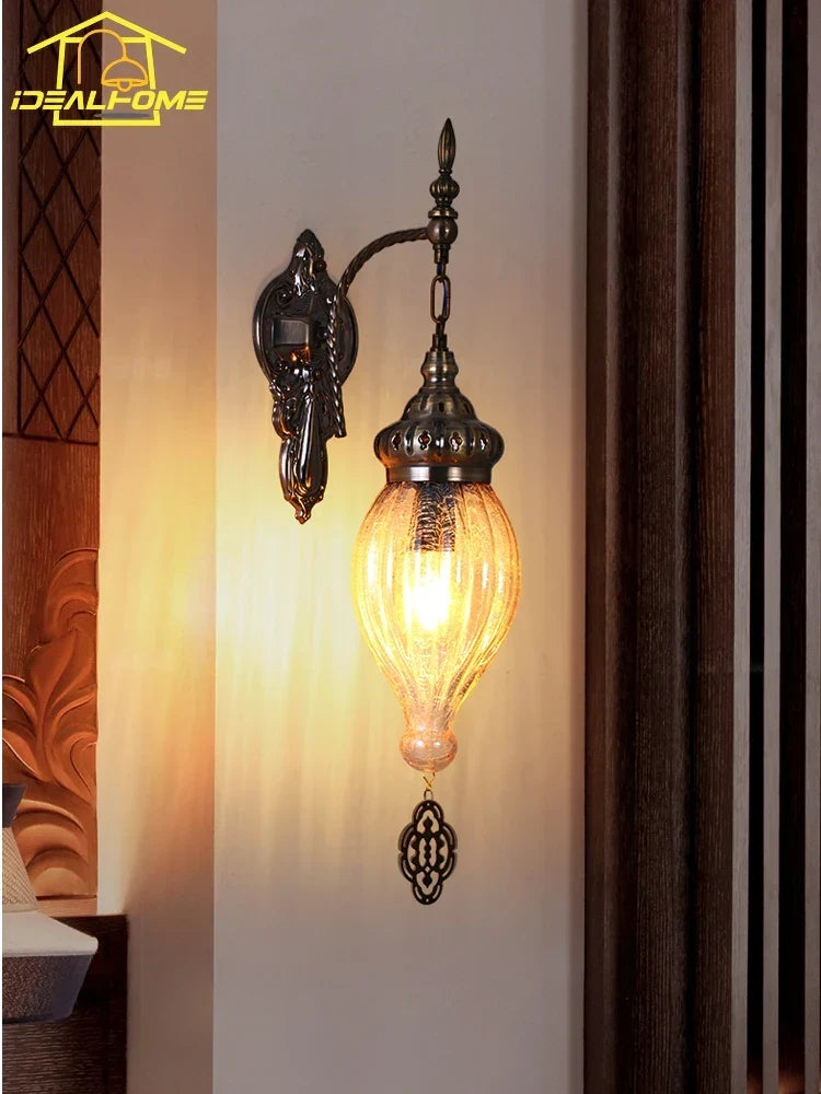 Turkish lantern sconce