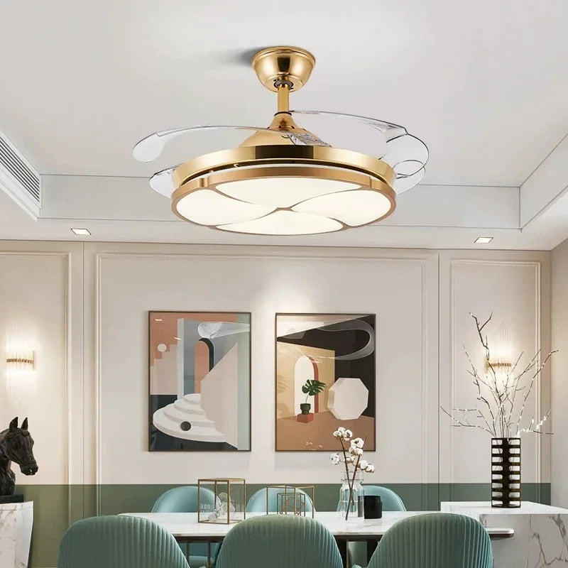 Modern LED fan
