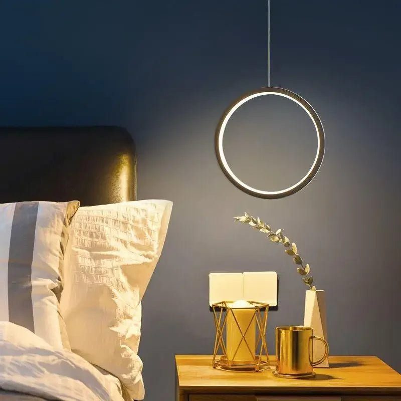 Circular LED pendant