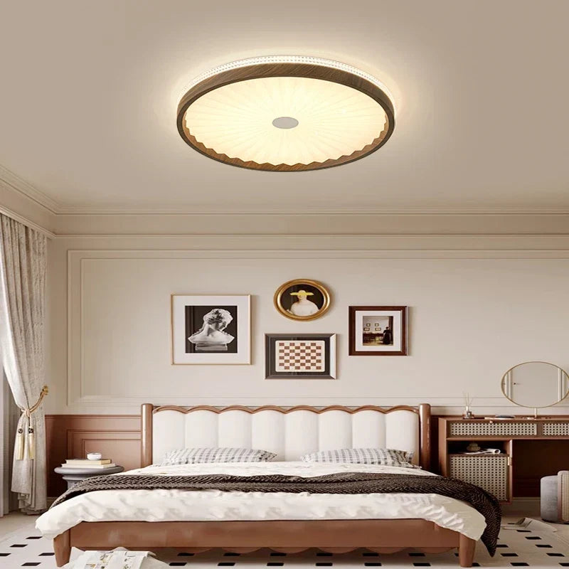 Walnut flush mount