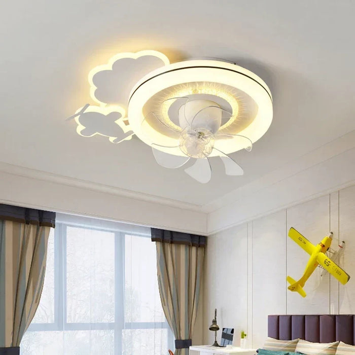 Invisible fan ceiling light