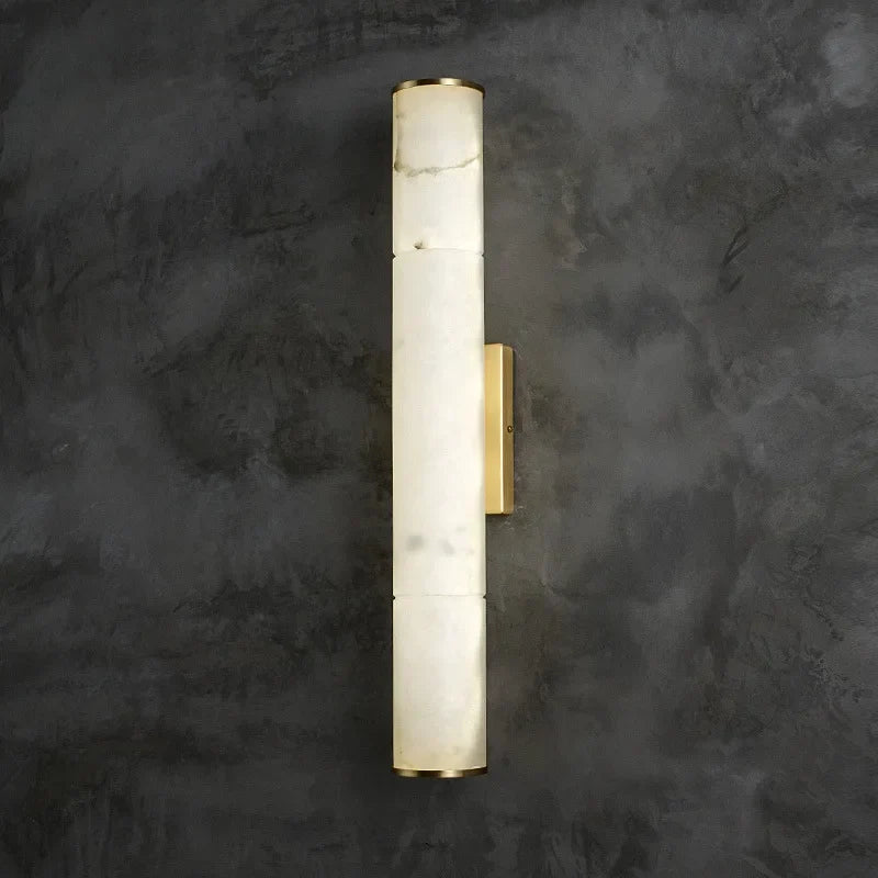 Brass Marble Art Deco Light, view 3