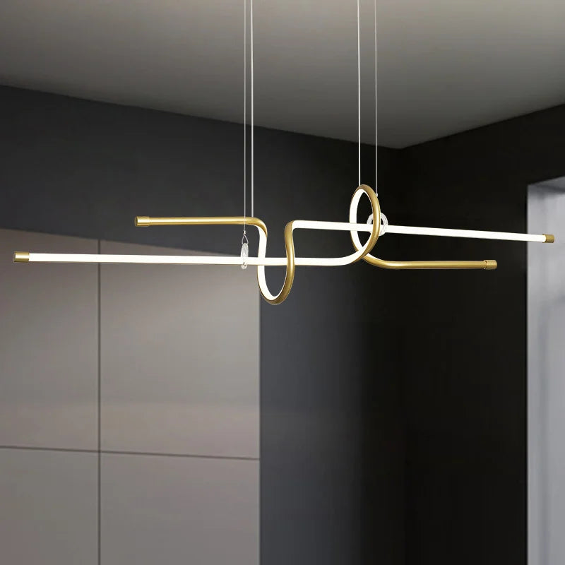 Gold linear light