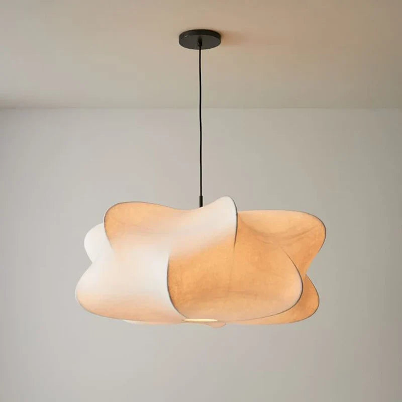 Wabi-sabi silk pendant