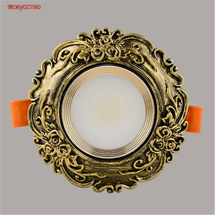 Country-style recessed spotlight