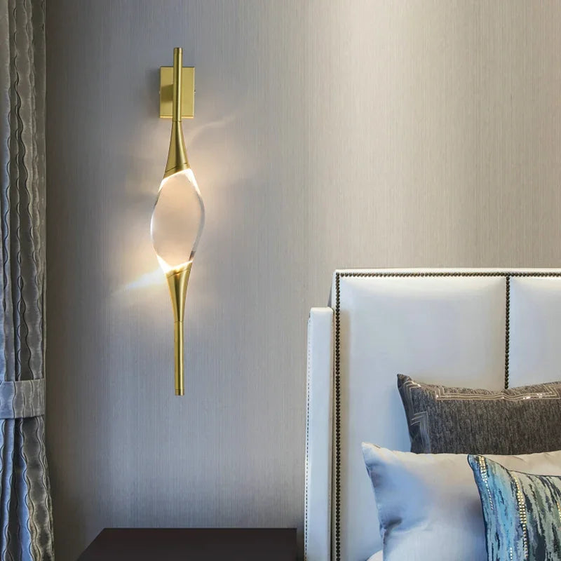 Bedroom crystal pendant