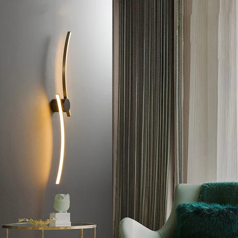 Brass Art Deco Sconce, view 3