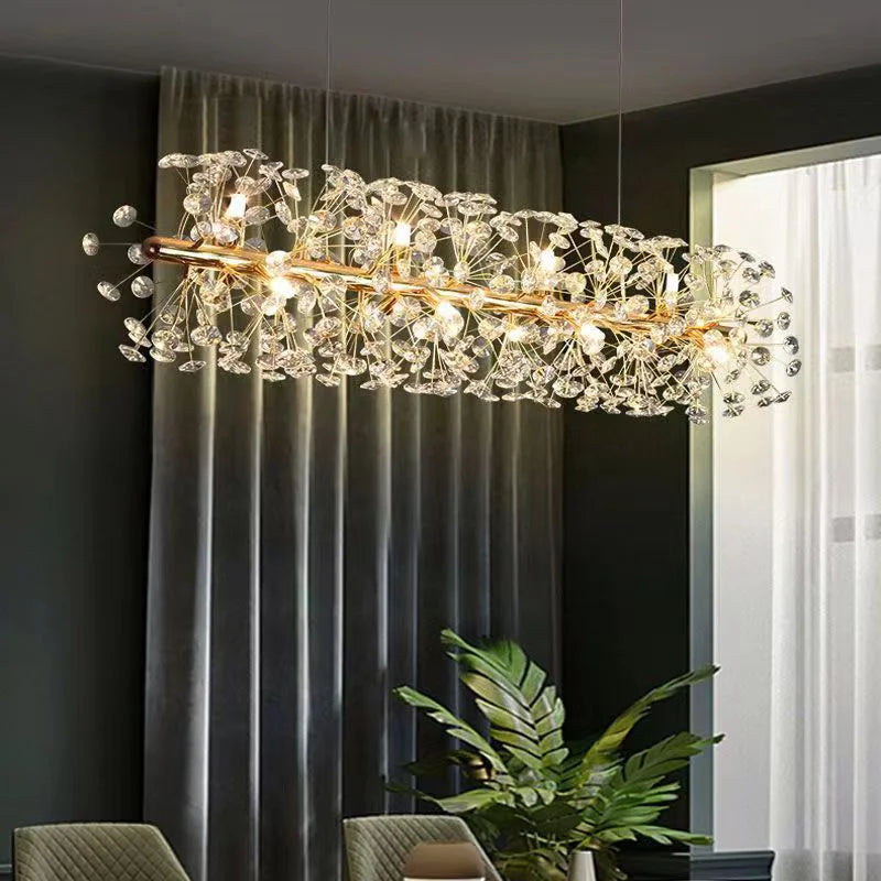 Luxury crystal LED chandelier