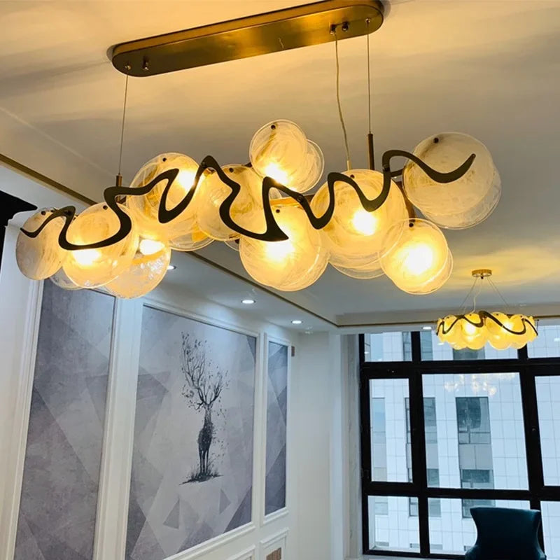 Luxury glass chandelier