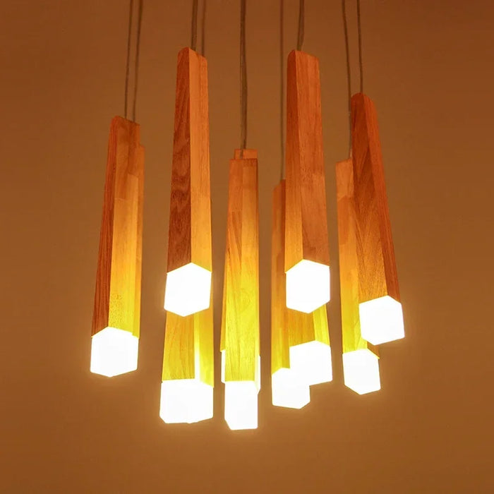 Bamboo LED pendant
