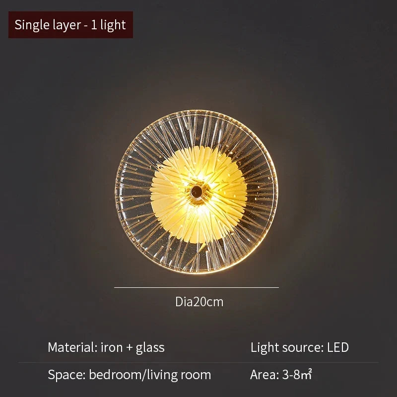 Round Crystal LED Light, view 10