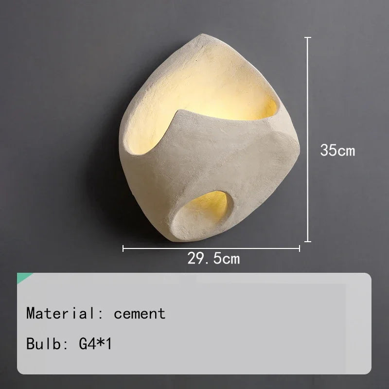 Creative Cement Wall Light, view 7