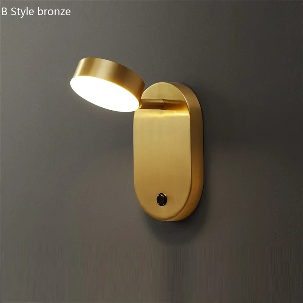 Brass Reading Sconce, view 7