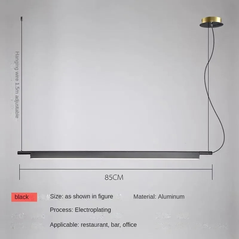 Minimal Linear Pendant, view 8