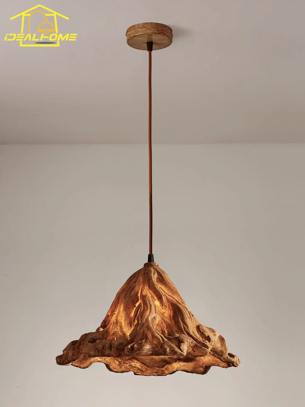 Wabi-sabi resin pendant