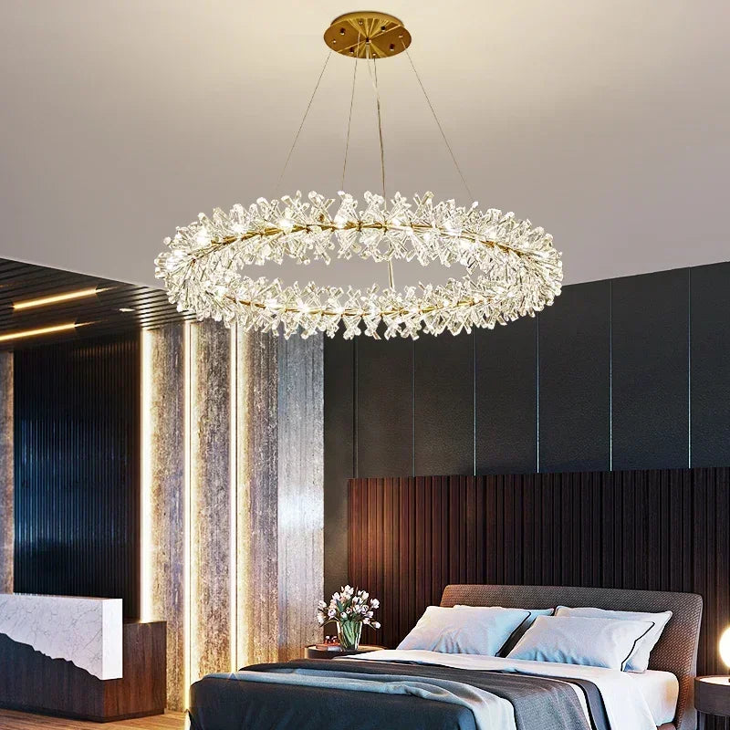 Crystal Ring Chandelier, view 6