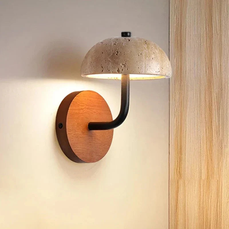 Nordic stone LED wall light