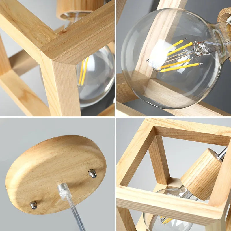 Solid Wood Pendant, view 4