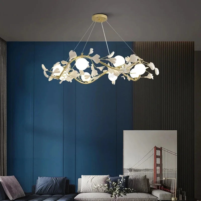 Petal chandelier