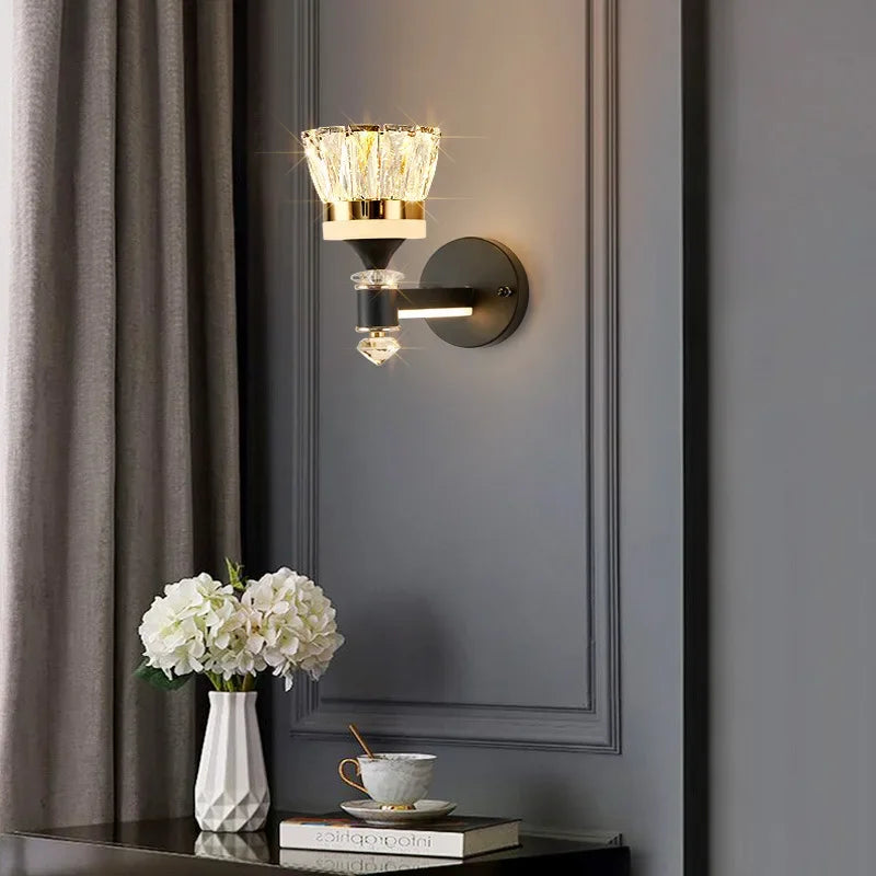 Nordic Crystal Sconce, view 3