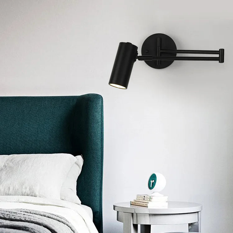 Modern Iron Reading Light, view 4