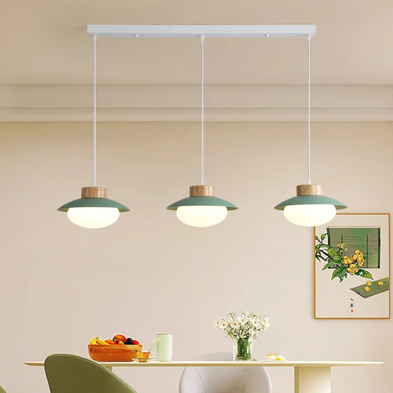 Green pendant light