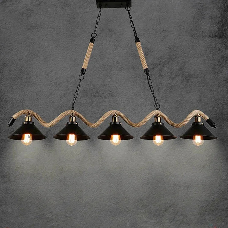Vintage Farmhouse Chandelier, view 5