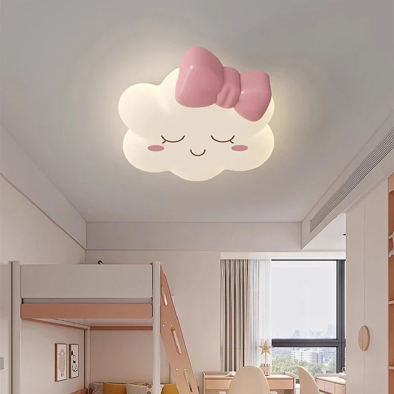Pink cloud kids light