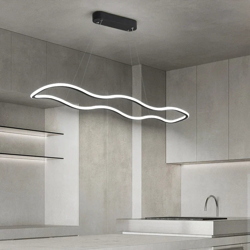 Long Wave LED Pendant, view 3