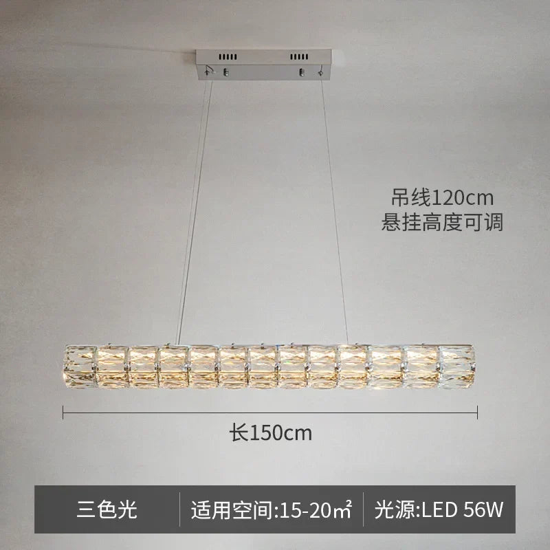 Crystal Linear Pendant, view 7