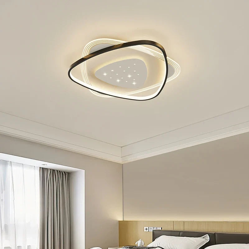 Square minimalist ceiling light