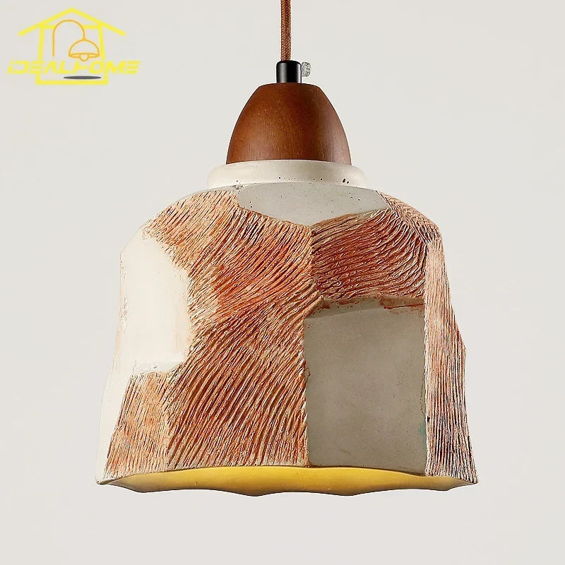 Vintage cement pendant
