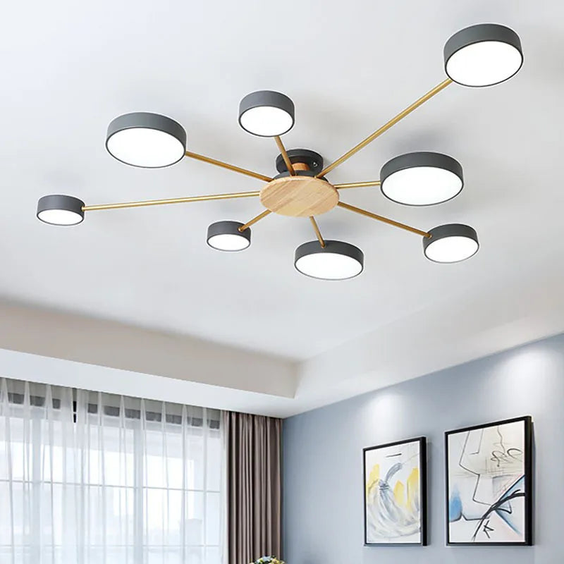 Multi-light flush mount