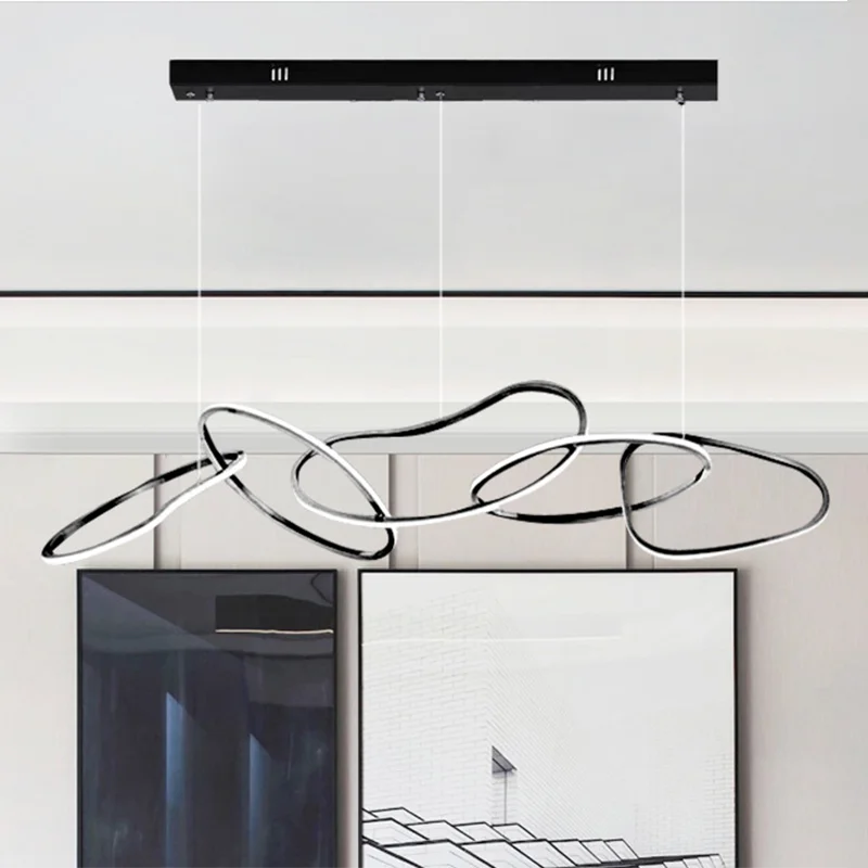 Postmodern luxury LED pendant