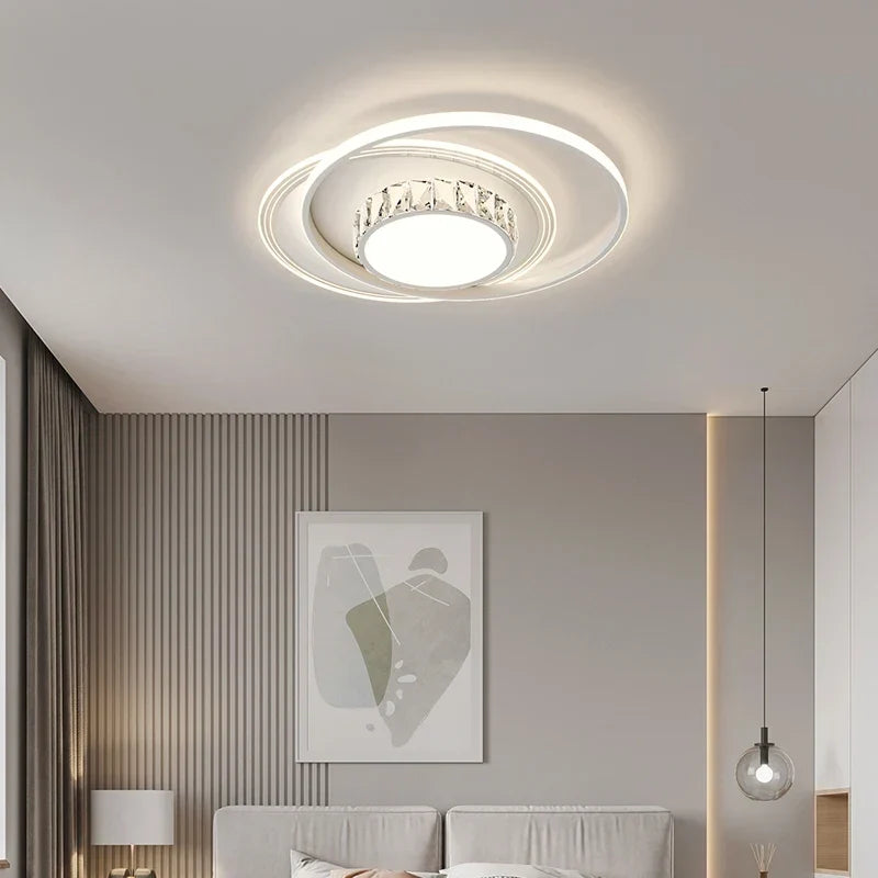 Round square flush mount