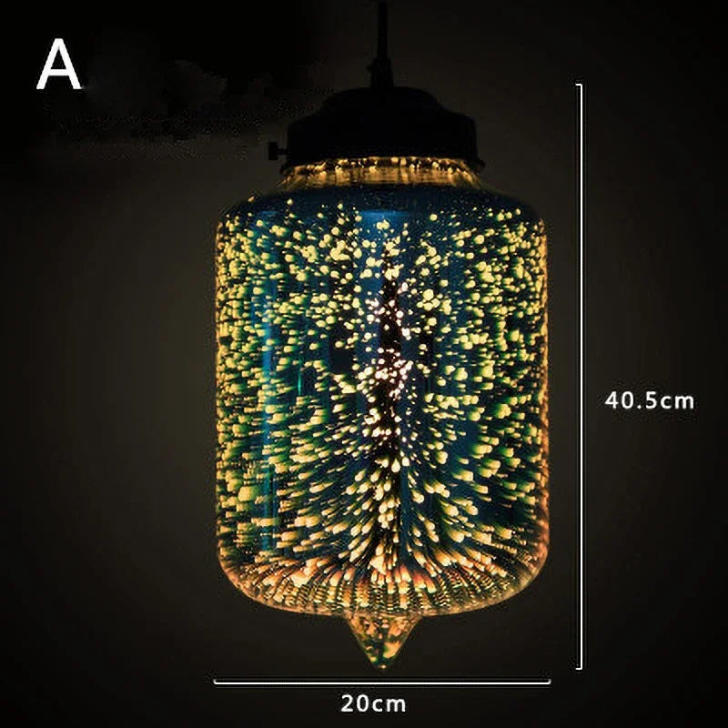 Colored Glass Pendant, view 16