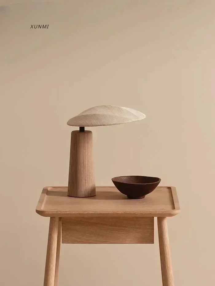 Zen wood desk lamp