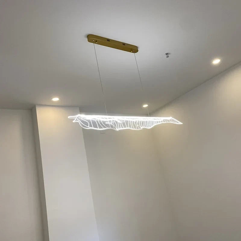 Nordic White Linear Pendant, view 6