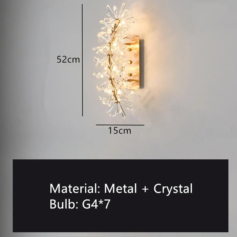 Gold Crystal LED Light, view 11