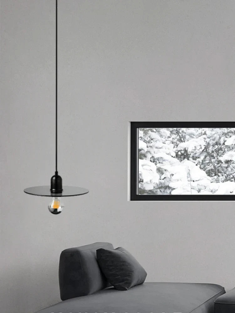 Gray glass sconce