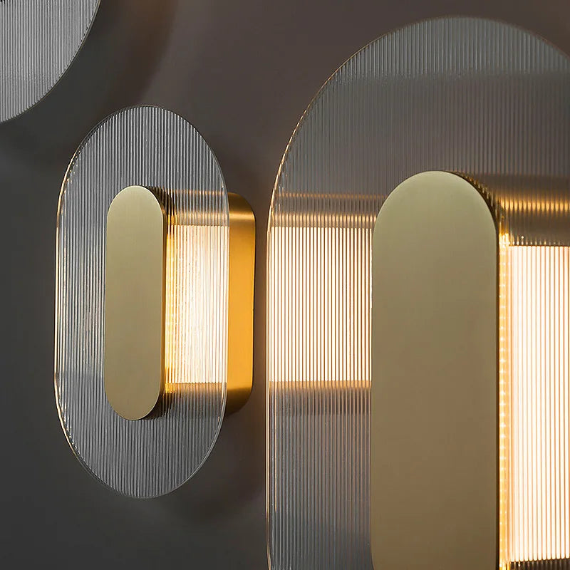 Elliptical Glass Sconce, view 5