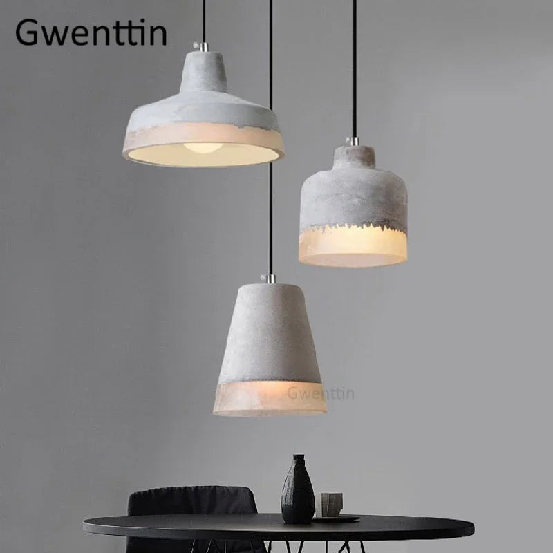 Nordic cement pendant