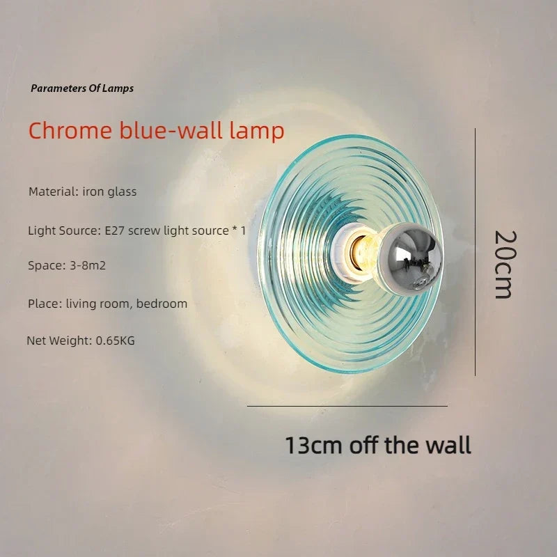 Wavy Glass LED Light, view 4