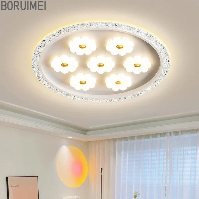 Crystal LED ceiling light