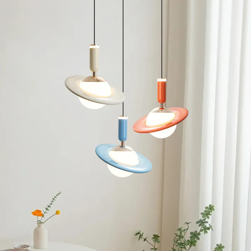 Colorful LED pendant