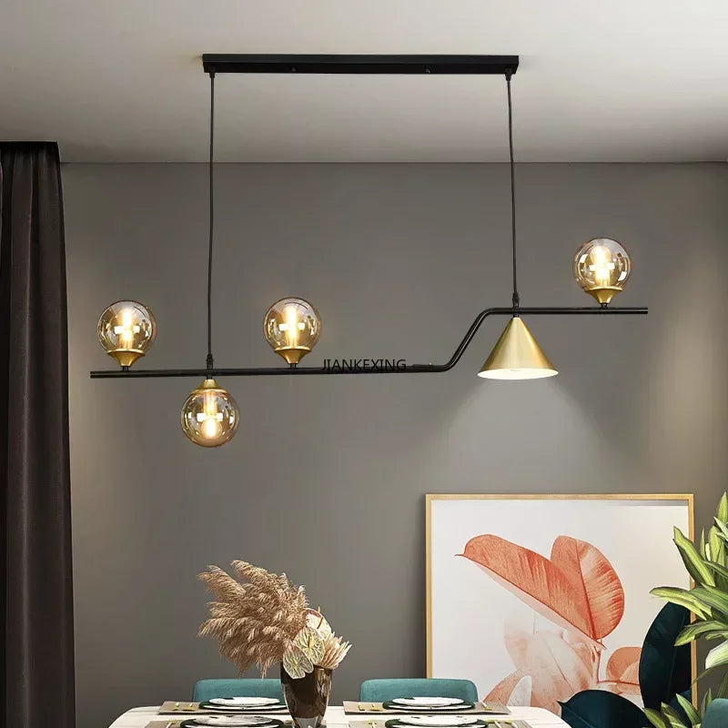 Amber glass light