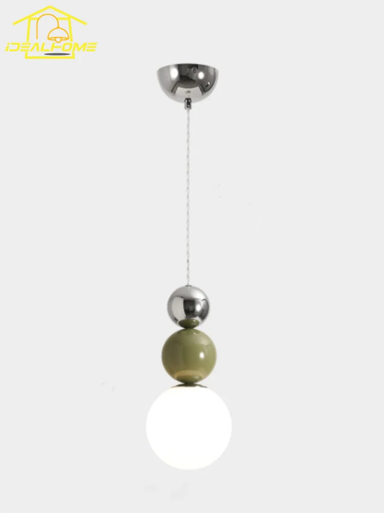 French chrome LED pendant