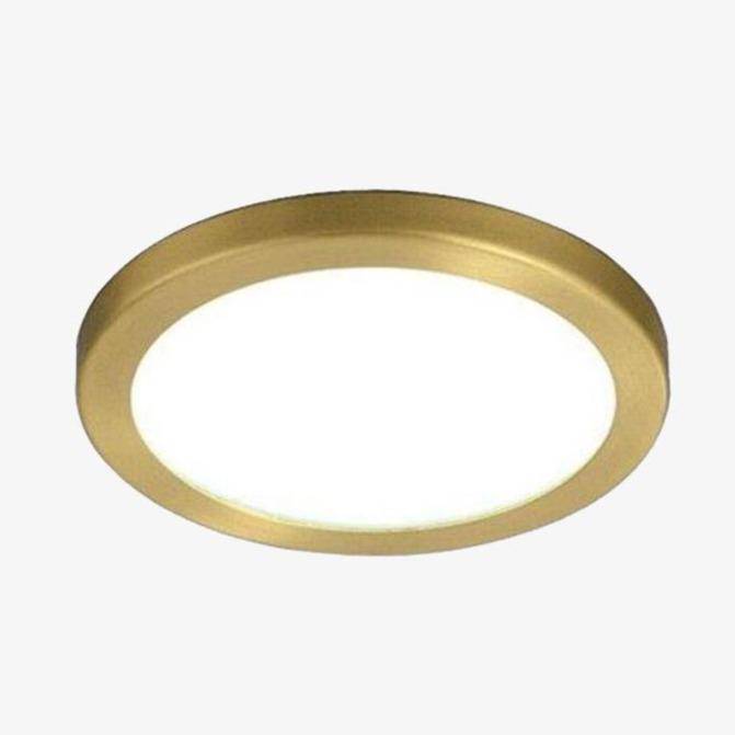 Gold recessed light