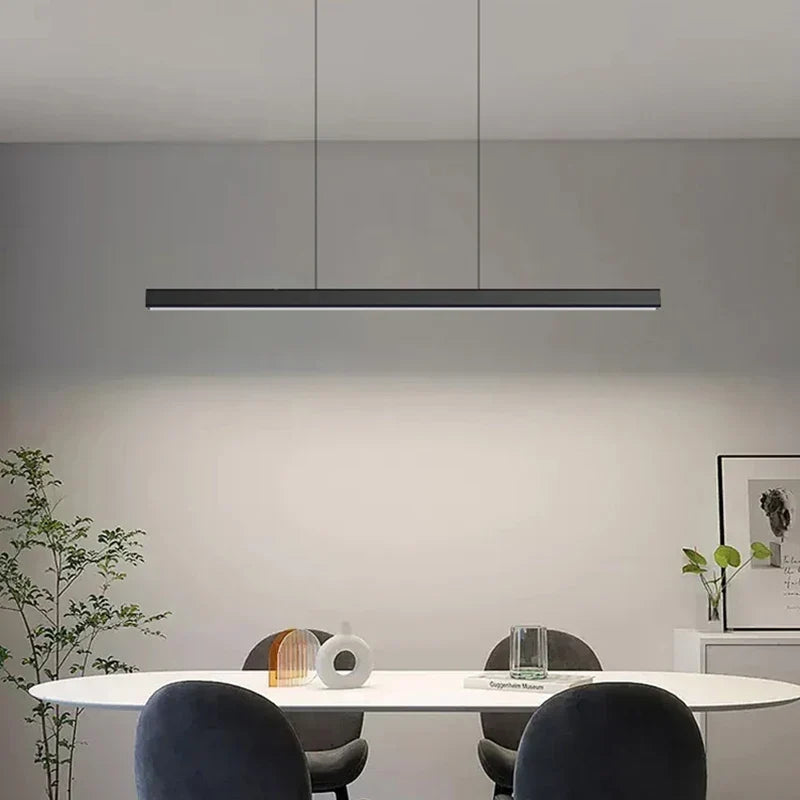 Black linear pendant
